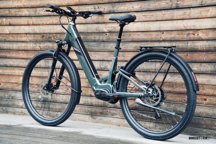 elektrokolo Rock Machine Crossride e450 FS Touring Ocean Grey/Black
