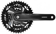 kliky SHIMANO Tourney TX FC-TX801-L, 175mm, 42-32-22 zubů, černé bez krytu