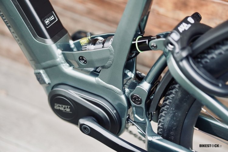elektrokolo Rock Machine Crossride e450 FS Touring Ocean Grey/Black