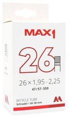 duše MAX1 26×1,95-2,125 (47/57-559) AV 36 mm