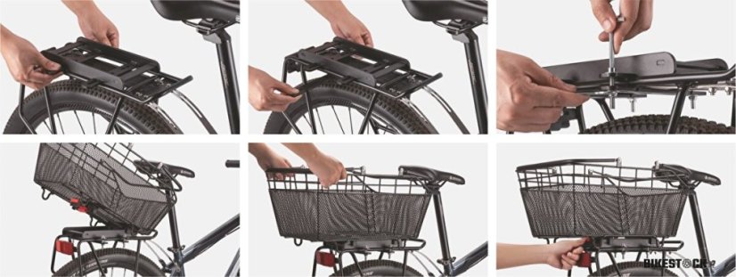 koš zadní na kolo MAX1 Luxman s rychloupínacím systémem FLEXI-MAX