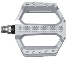 pedály SHIMANO  PD-EF202 Flat stříbrné, v krabičce