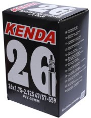 duše KENDA 26x1,75-2,125 (47/57-559) FV 48mm